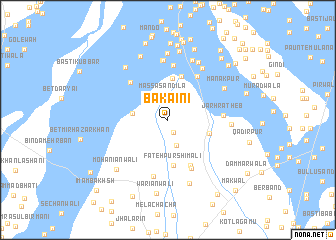 map of Bakāini