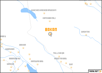 map of Bakān