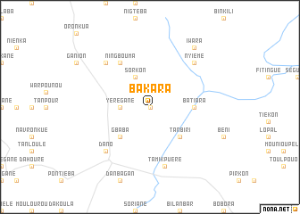 map of Bakara