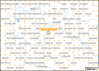 map of Bākāsār