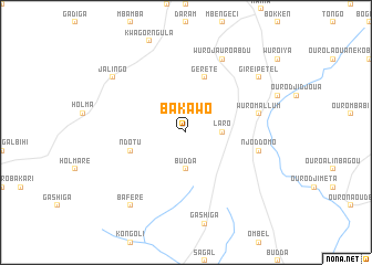 map of Bakawo