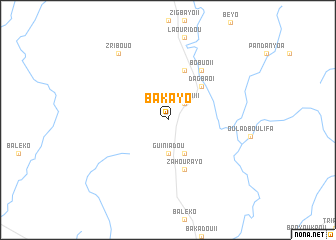 map of Bakayo