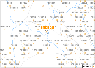 map of Bakedu