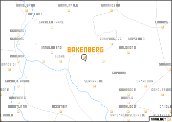 map of Bakenberg