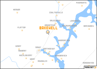 map of Bakewell