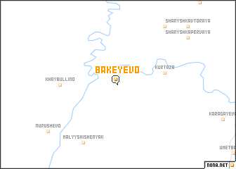 map of Bakeyevo