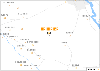 map of Bakhaira