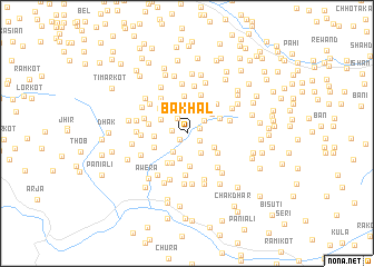 map of Bākhal