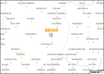 map of Bakhir