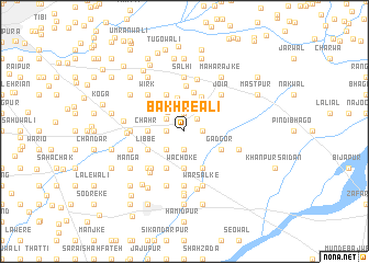 map of Bakhre Ali