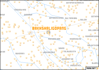 map of Bakhsh Ali Gopang