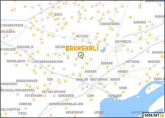 map of Bakhsh Ali