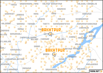 map of Bakhtpur