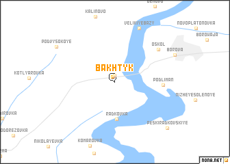 map of Bakhtyk