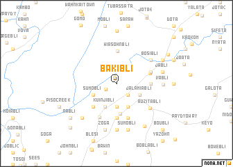map of Bakibli