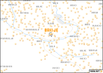 map of Bakije