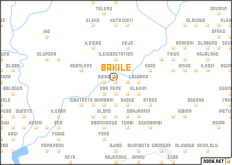 map of Bakile