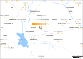 map of Bakin Dutse