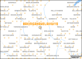 map of Bakinigahawela Vidiya