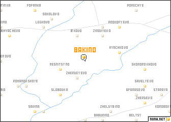 map of Bakino