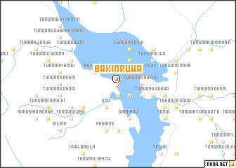 map of Bakin Ruwa