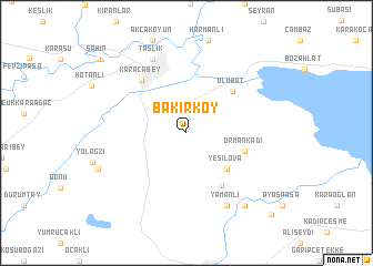 map of Bakırköy