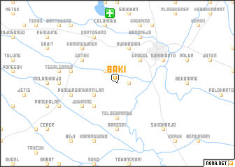 map of Baki