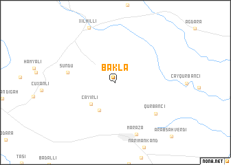 map of Bǝklǝ