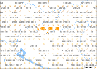 map of Baklikānda