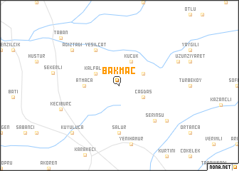 map of Bakmaç