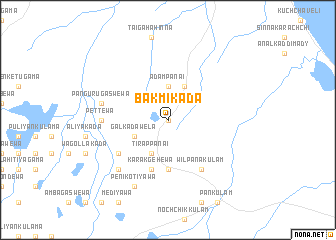 map of Bakmikada