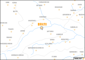 map of Bakni