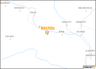 map of Baknou