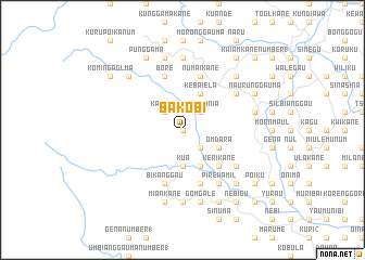 map of Bakobi