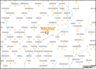 map of Bakodu