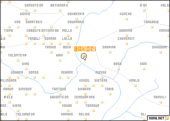 map of Bakori