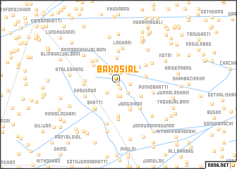 map of Bako Siāl