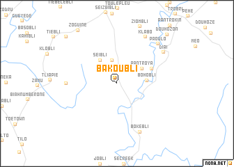 map of Bakoubli