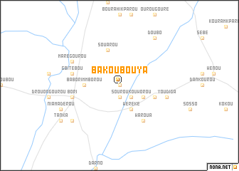 map of Bakou Bouya