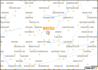 map of Bakou