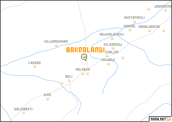map of Bakra Lāndi