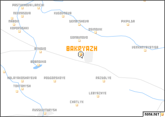 map of Bakryazh