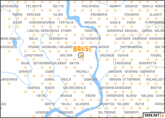 map of Bāksi