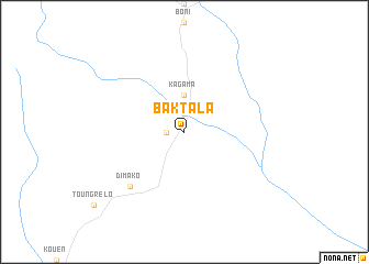 map of Baktala