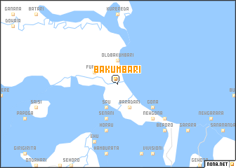 map of Bakumbari