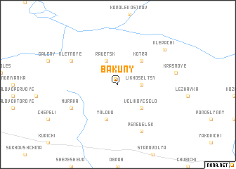 map of Bakuny