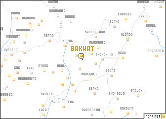 map of Bakwat