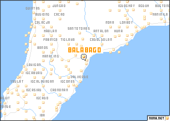 map of Balabago