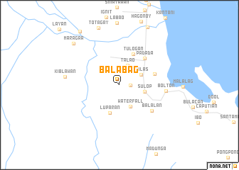 map of Balabag