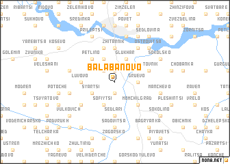 map of Balabanovo